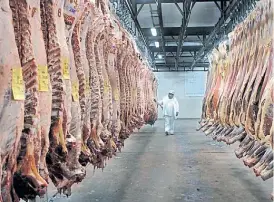  ??  ?? Afuera. Las ventas de carnes enfriadas fueron las que más crecieron.