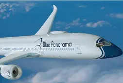  ??  ?? La compagnia Blue Panorama percorrerà i 4.129 chilometri per Dakar