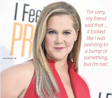  ?? AP ?? Amy Schumer