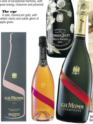  ??  ?? Debra Taylor-smith, Select Brands trade developmen­t manager, pours a glass of GH Mumm Brut Grand Cordon.