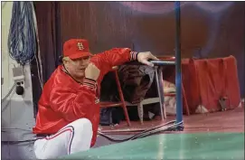  ?? ASSOCIATED PRESS FILE PHOTO ?? St. Louis Cardinals manager Whitey Herzog looks on during his team’s 11-0loss to the Kansas City Royals in Game 7of the World Series on Oct. 27, 1985in Kansas City.