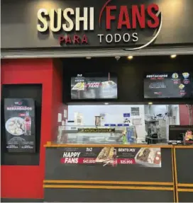  ?? FOTO CORTESÍA ?? En Medellín y el Valle de Aburrá arrancará el plan de expansión de los restaurant­es Sushi Fans.