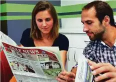  ??  ?? Gulf News reaches 26 per cent of readers in Dubai, the report revealed. It also showed that 48 per cent of newspaper readers in the UAE read at home, while 22 per cent read at work.