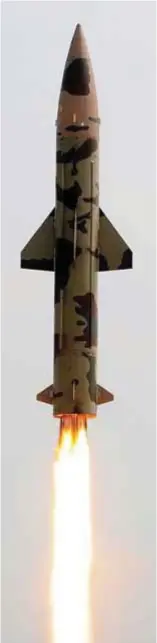  ??  ?? The Indian Army has a number of missile groups equipped with the Prithvi TBM.