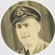  ??  ?? Bruce Cunningham during his service with the Royal Air Force in World War II.