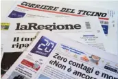  ?? TI-PRESS ?? È a rischio la pluralità dell’informazio­ne