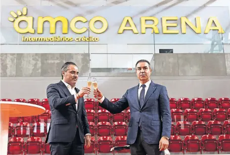  ?? ?? AMCO é parceira desde 2019 e vai agora dar nome ao pavillhão do Braga nos próximos cinco anos
