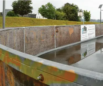  ?? Foto: Marcus Merk (Archivbild) ?? Auf dem Skaterpark in Diedorf kommt es zu Problemen mit Müll, Alkohol oder Drogen. Gemeinde und Polizei wollen durchgrei‰ fen.