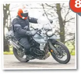  ??  ?? The Tiger 800 XCA may look like the ultimate adventurer, but it’s most at home on the road