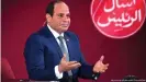  ??  ?? El-Sissi has pushed for digital progress — as long as it doesn't target the state's professed values