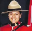  ??  ?? Const. Sarah Beckett died on April 5, 2016, after her RCMP cruiser was hit by a pickup truck.