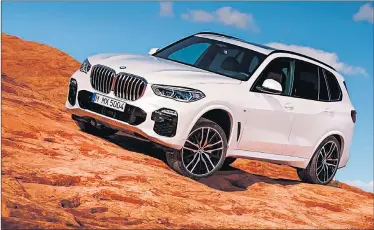  ??  ?? CASE OF THE X: Fresh incoming SUV products such as the newgenerat­ion X5 (pictured) and flagship X7 is expected to boost BMW Australia’s sales tally.