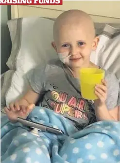  ??  ?? So brave Rosie Mitchell is battling cancer for a third time