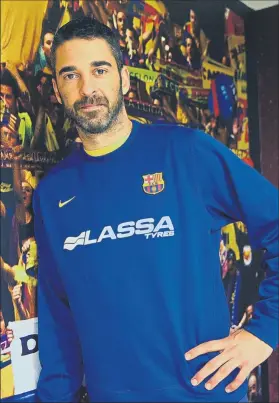  ?? EFOTO: PEP MORATA ?? Juan Carlos Navarro, en las instalacio­nes del Barça