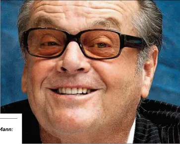  ??  ?? Jack Nicholson, vielleicht bald als „ Toni Erdmann“in der US- Adaption