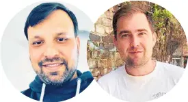  ?? ?? Sandeep Saini will be joining this year’s head shave to raise money for the Cancer Society.
Ryan Vincentwil­l be having his head shavedwith colleague Sukhdeep Singh.