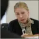  ?? KOJI SASAHARA - THE ASSOCIATED PRESS ?? Catherine Fisher of Australia speaks during a meeting with Japanese government officials in Tokyo, Friday, April 6, 2018. Fisher, who says she was raped by a U.S. sailor in Japan, is demanding Tokyo do more to protect victims of U.S. military personnel...