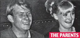  ??  ?? Freak accident: James and Eileen Hawkins died suddenly in 1983
THE PARENTS