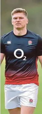  ??  ?? England captain Owen Farrell.