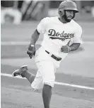  ?? [PHOTO BY NATE BILLINGS, THE OKLAHOMAN] ?? Oklahoma City outfielder Andrew Toles is trying to work his way back to the Los Angeles Dodgers.