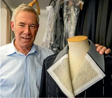  ?? PHOTO: DAVID WALKER/FAIRFAX NZ ?? Mark van Roosmalen runs his tailoring business out of his Christchur­ch home but some of his Ilam neighbours say there’s no place for commercial businesses in residentia­l streets.