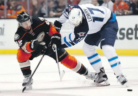 ?? THE CANADIAN PRESS/FILES ?? Anaheim Ducks defenceman Sami Vatanen, left, is high on the list of players left exposed to the Las Vegas Golden Knights in the expansion draft.
