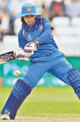  ?? FILE/GETTY ?? Mithali Raj brought her experience to the game, scoring 62 off 50 deliveries against South Africa, in Cape Town on Saturday.