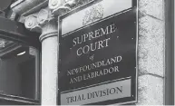  ?? PAUL DALY / THE CANADIAN PRESS FILES ?? A Newfoundla­nd and Labrador Supreme Court judge has ruled three adults are the parents of a child.