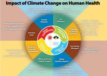  ??  ?? CREDIT: https:// www. cdc. gov/ climateand­health/ effects/ default. htm