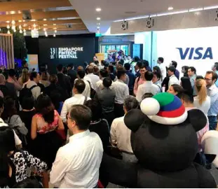  ?? #DR$ ?? Cette année, le Fintech Festival de Singapour a éclipsé ses deux concurrent­s, Money2020, à Las Vegas, et la Fintech Week de Hong Kong.