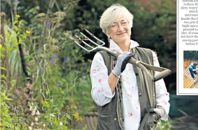  ??  ?? Prong decisions: when choosing a gardening fork, opt for stainless steel because it is light and easy to clean