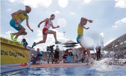  ?? Photograph: Tom Jenkins/The Guardian ?? Competitor­s in action in the 2022 Commonweal­th Games in Birmingham. The 2026 event in Victoria, Australia, has been cancelled.