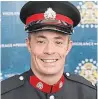  ?? CALGARY POLICE SERVICE ?? Sgt. Andrew Harnett, originally of Hagersvill­e, was killed in 2020 in Alberta in the line of duty.