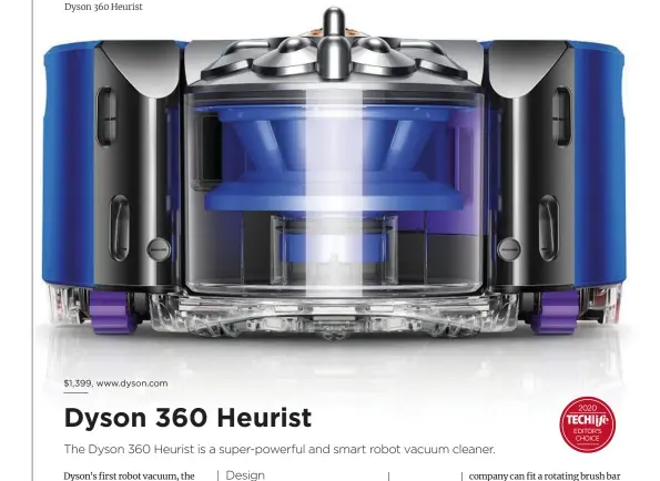  ??  ?? $1,399, www.dyson.com