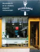 ??  ?? Mundoaka är en av stadens piggaste restaurang­er.