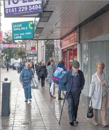  ??  ?? From left: Poundstret­cher is the latest big-name closure in Falkirk town centre; the 202-year-old steeple is undergoing restoratio­n work; it takes only five minutes to walk the length of the nearby High Street but there are a dozen vacant shops