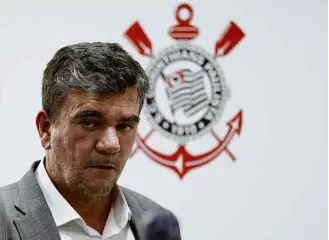  ?? Marco Galvão - 6.fev.2018/Fotoarena /Agência O Globo ?? Presidente do Corinthian­s, Andrés Sanchez, que assumiu o clube no início de fevereiro