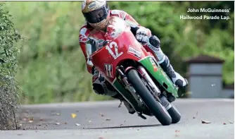  ??  ?? John Mcguinness’ Hailwood Parade Lap.