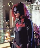  ?? PARRISH LEWIS/CW ?? Ruby Rose makes her debut as Batwoman as part of CW’s “Elseworlds” crossover.