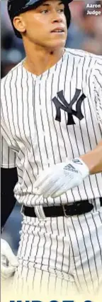  ??  ?? Aaron Judge