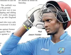  ?? FILE ?? Jason Holder