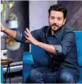  ??  ?? Mexican actor, director and producer Diego Luna visits ‘The IMDb Show’ in Santa Monica, California.