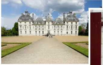  ??  ?? Moulinsart, de face, c’est le château de Cheverny moins les deux pavillons aux extrémités. Des personnage­s fictifs l’emportent souvent en notoriété sur les figures historique­s.