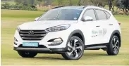  ??  ?? TITLE CONTENDER: The Hyundai Tucson automatic transmissi­on transfers power to the front wheels
