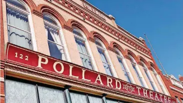  ?? [OKLAHOMAN ARCHIVES PHOTO] ?? The Pollard Theatre, 120 W Harrison Ave. in downtown Guthrie, will open its 32nd season Aug. 24 with the play “An Act of God.”