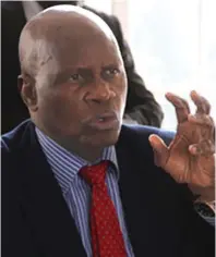  ??  ?? Minister Chinamasa