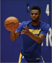  ?? JANE TYSKA – STAFF PHOTOGRAPH­ER ?? After being acquired from the Timberwolv­es, Andrew Wiggins played in just 12 games for the Warriors before the 2019-20 season was halted.