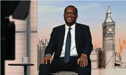  ?? Photograph: Jeff Overs/AFP/Getty Images ?? ‘Kwasi Kwarteng’s budget is blatant. He wants to make London ever more attractive to rich newcomers.’ The chancellor on the BBC's Sunday Morning television programme, 25 September 2022.