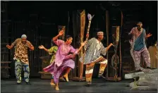  ?? Submitted photo ?? Dallas Children’s Theater brings a lively stage adaptation of “Mufaro’s Beautiful Daughters” to the Perot Theatre on Wednesday for the opening show in the Theatre for Young Audiences season.