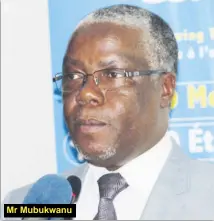  ??  ?? Mr Mubukwanu beginning.
Mr Mubukwanu said Government wants to ensure every eligible Zambian acquires the card, not only as a way of identifyin­g themselves, but also for participat­ing in empowermen­t